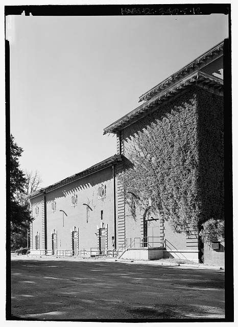 Oblique view of east elevation, looking southwest - St....