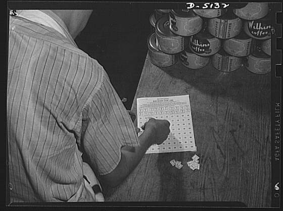 Sugar rationing. The coupons with which you and your...