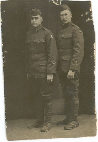 Elmer Wright, WW1, 1918