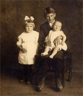 Sister with Brothers