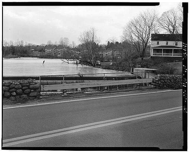 20. DETAIL VIEW OF BRIDGE (SURFACE), SHOWING COBBLESTONE...