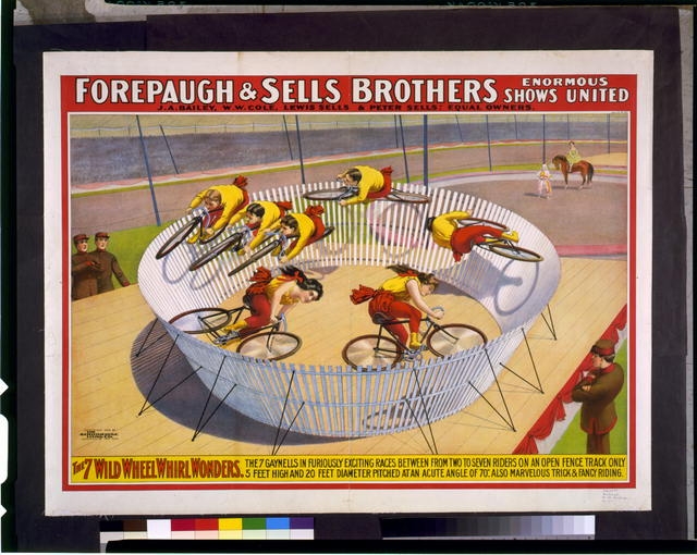 Forepaugh & Sells Brothers enormous shows united. The 7...