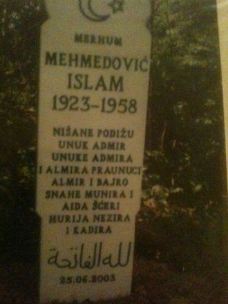 Islam Mehmedović gravesite