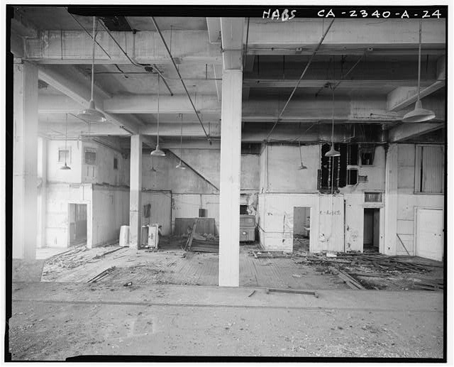 Interior view of north end of first floor of Express...