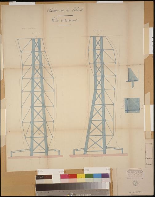 [Statue of Liberty. Framework. Elevations]