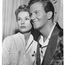 Gale with Pat Boone.