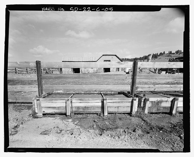5. Looking north at water troughs - Anderson Dairy Ranch,...
