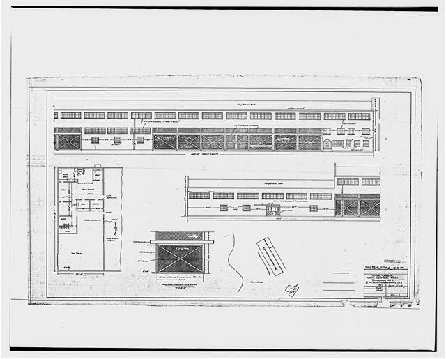 5. CROSS SECTION OF BUILDING TRUSS & PLAN, SHEET NO....