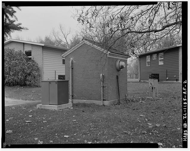 View from southeast - Chanute Air Force Base, Utility...