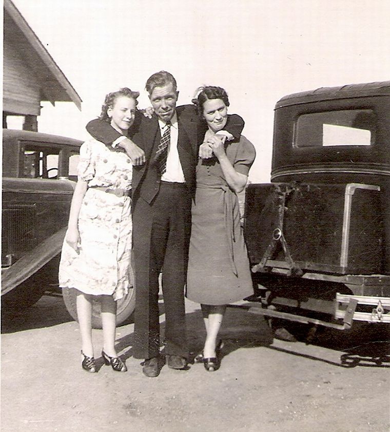 1930's Picture of my Mom with her Aunt and Uncle