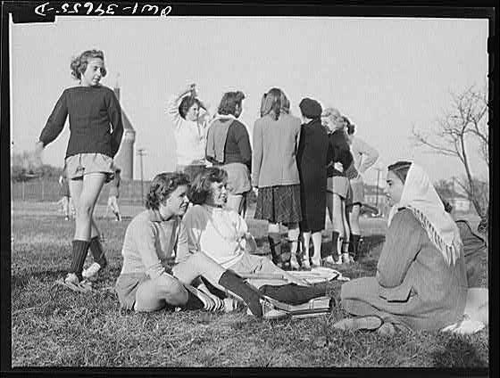 Washington, D.C. Sally Dessez (seated on the left) a...