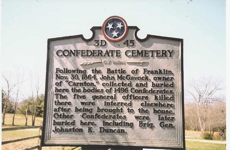 McGavock Confederate Cemetery Photo #1