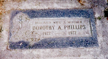 Dorothy Ann Phillips gravesite