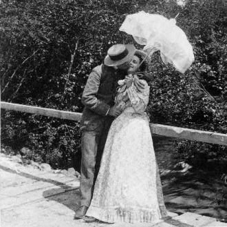 The Summer girl and her sweetheart