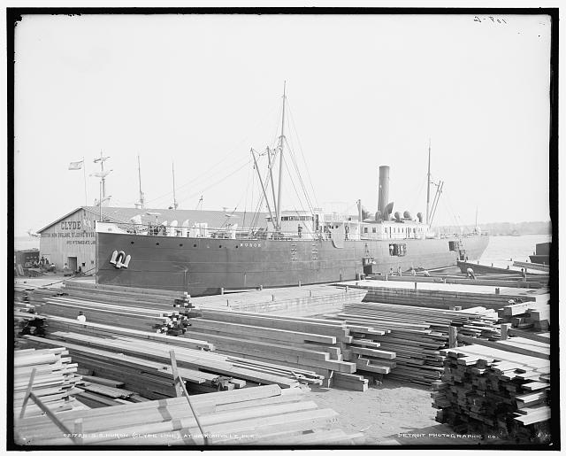 S.S. Huron, Clyde Line, at Jacksonville, Fla.
