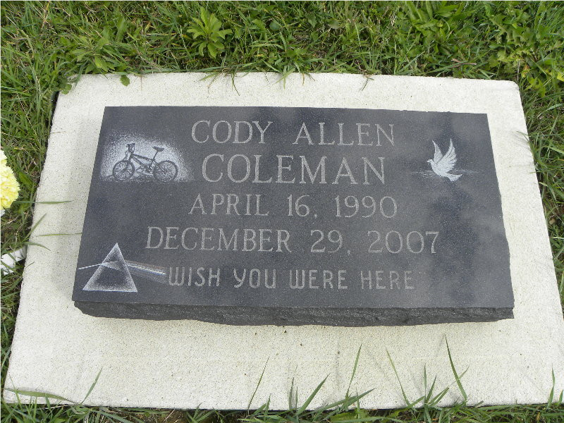 Cody Allen Coleman Gravesite