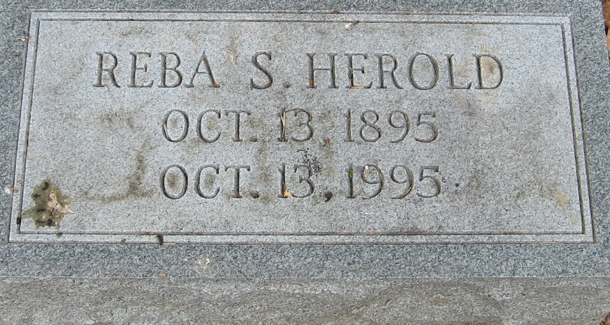Reba Smith Herold Gravesite
