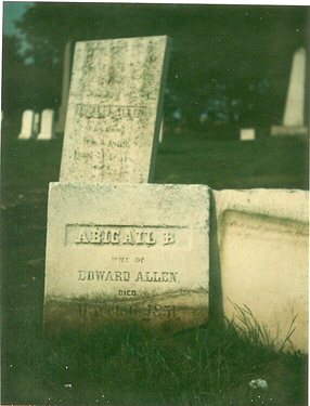 Abigail B. Segar gravestone