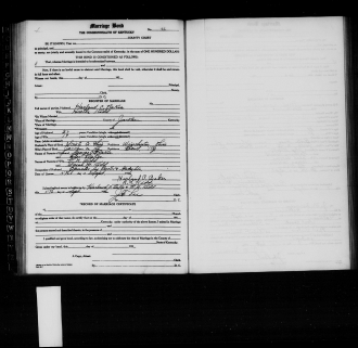 Wedding Registration for Herald Baker & Hestle Kidd