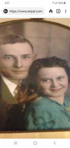 Sgt. Claude Campbell Winters and wife, my Grandparents.  Owners Winters Monument Company started in Altus, Oklahoma 