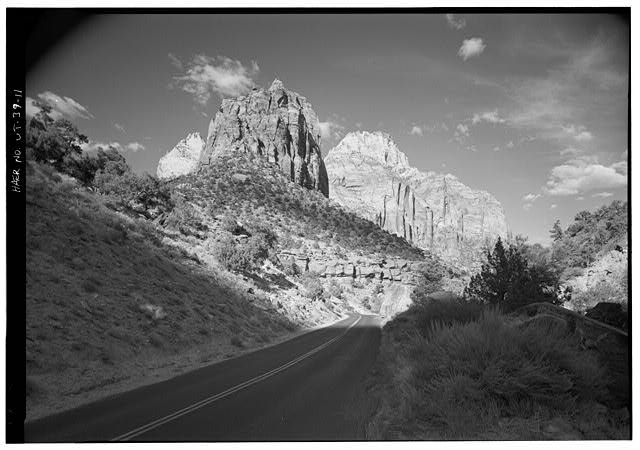 11. APPROACHING PINE CREEK BRIDGE, FACING WEST -...