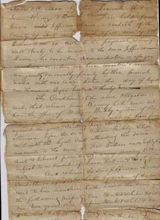 1832 document,Scott County, Virginia