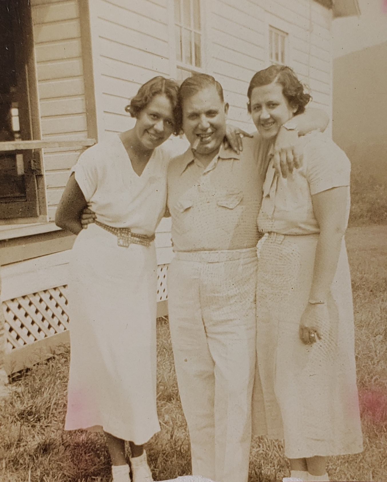 John Rosario Consentino with wife Mae Consentino & Jean's ant Alice