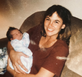 Baby Stewart and Mom