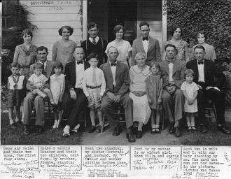 Whitaker Family, 1932 CA