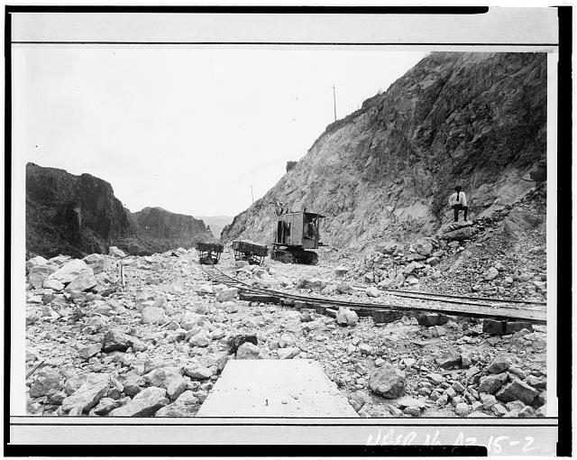 2. VIEW SHOWING EXCAVATION WORK AT HORSE MESA [1925] -...