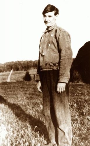 George Henry Mc Robbie on the farm