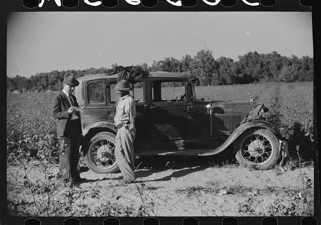 Mr. Jones, one of owners of Marcella Plantation, talking...