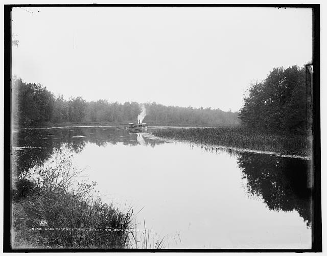 Lake Gogebic, Mich., outlet into Ontanagon River