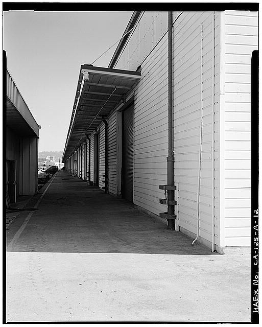 12. VIEW OF CANOPY OVER NORTHWEST LOADING PLATFORM,...