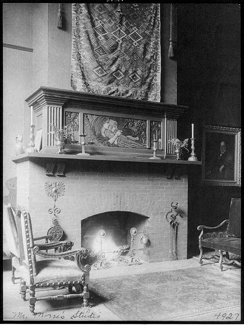 Studio in house of Edward Lind Morse, R St., Washington,...