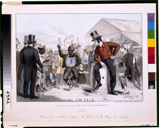 Dancing for eels A scene from the new play of New-York as...