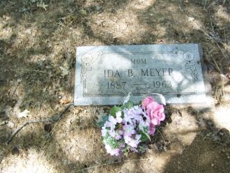 Ida Burton Ahart Meyer Headstone