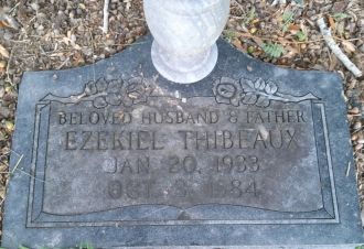 Ezekiel Thibeaux gravesite
