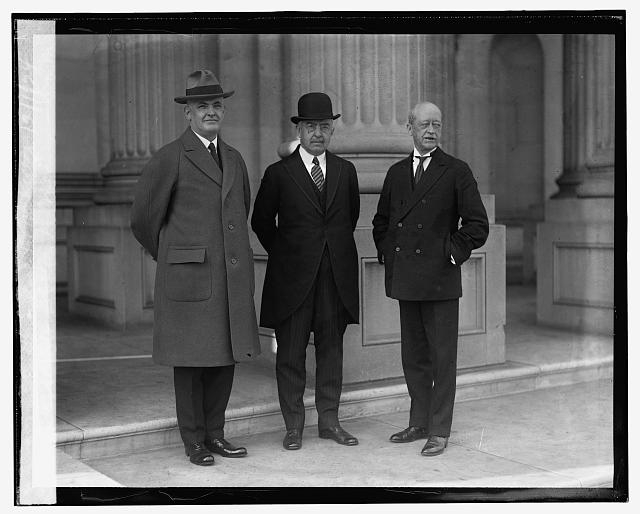 Senators Rice W. Means, Wm. M. Butler, Jesse H. Metcalf,...