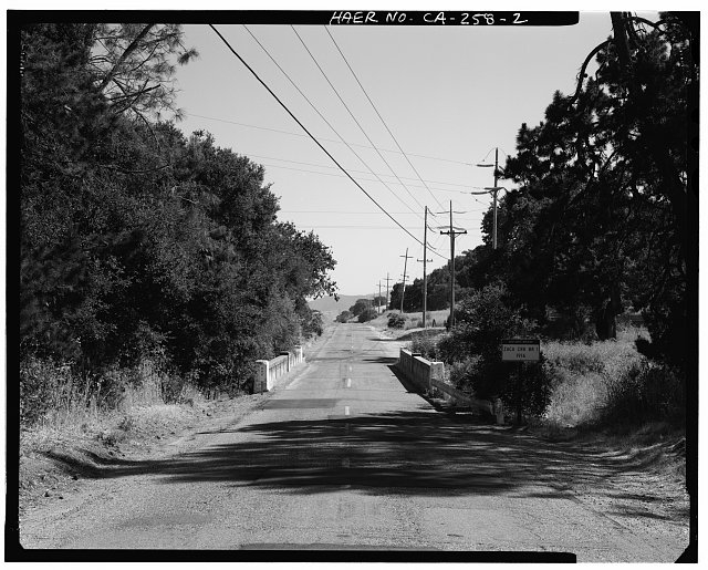 2. View of Zaca Creek Bridge #1 from the south looking...