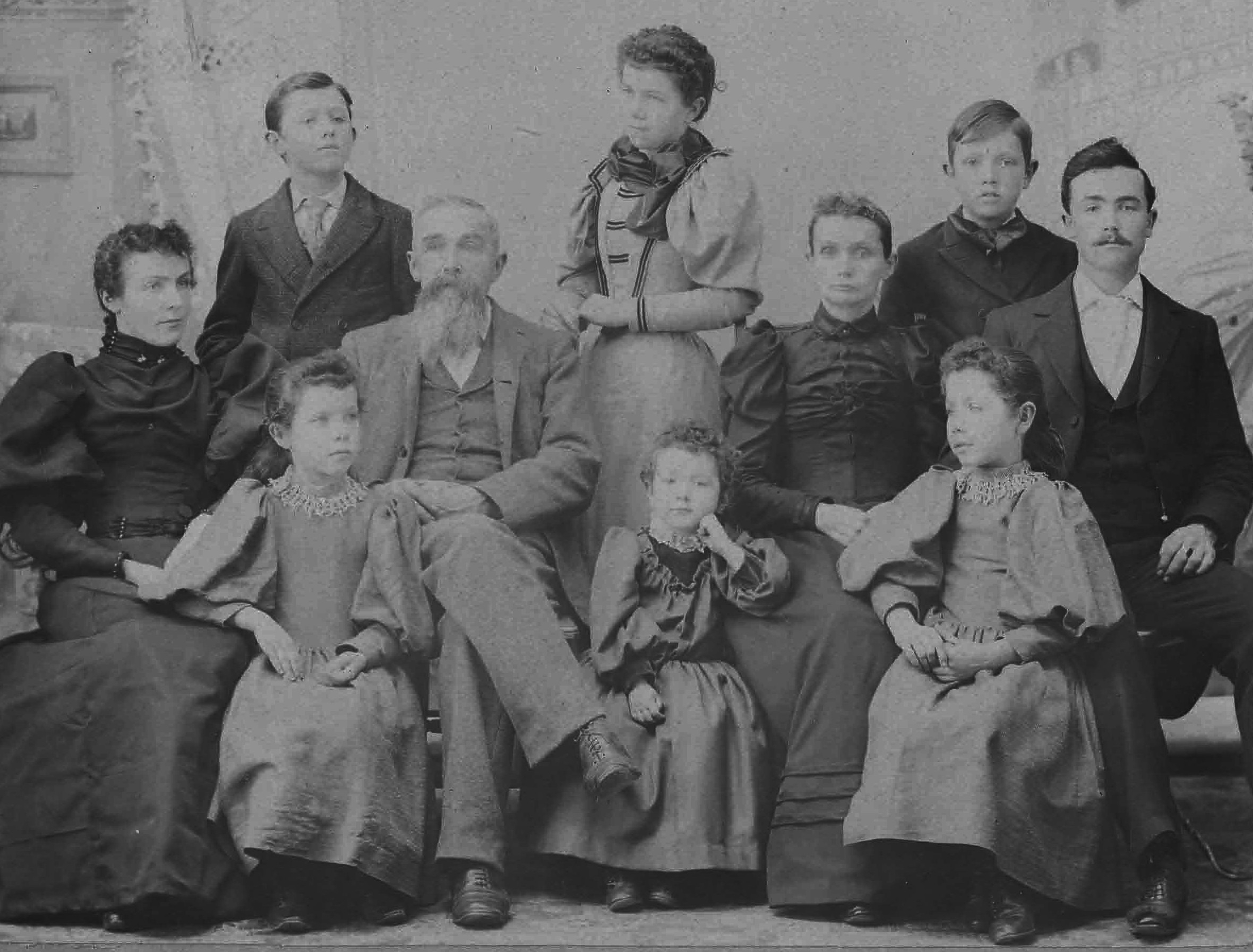 James & Emily (Maxwell) McCloy family, 1892