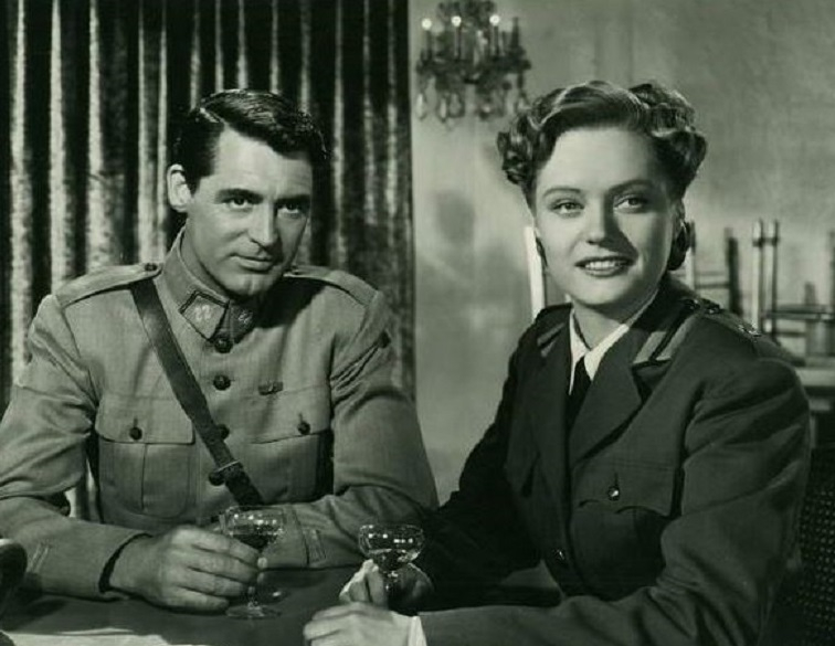 Alexis Smith and Cary Grant