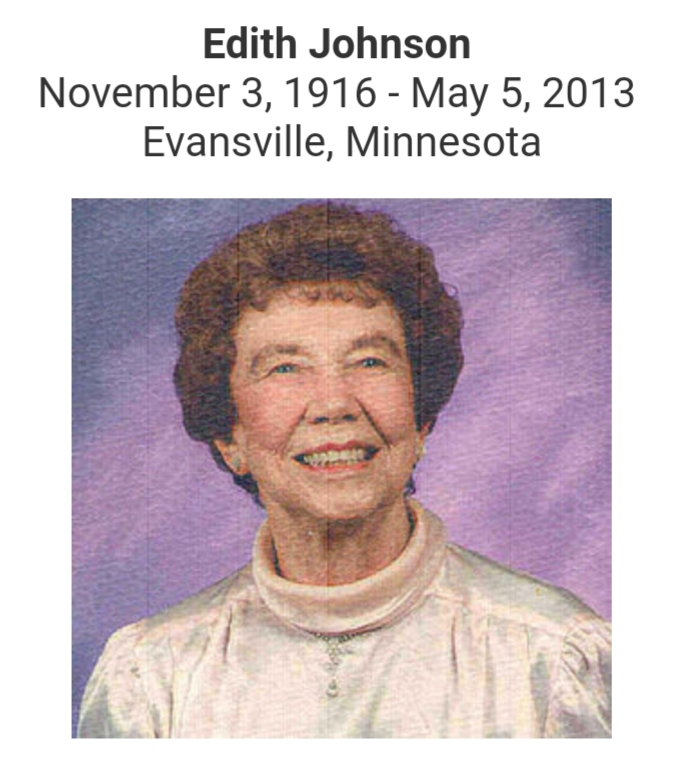 Edith Ann Eliza (Arnquist ) Anderson-Johnson