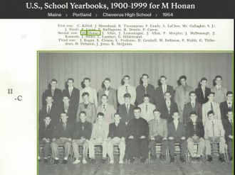 Martin Matthew Honan III--U.S., School Yearbooks, 1900-1999(1954)