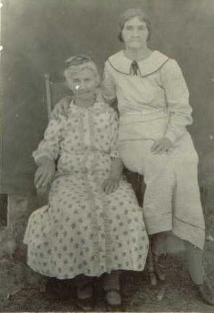 Mrs. John T. Harman and Lizzie