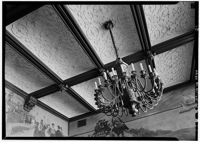 27. INTERIOR, SECOND FLOOR, FREEHOLDERS' ROOM, DETAIL OF...