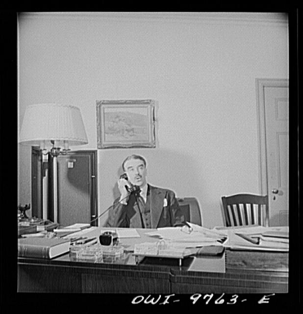 Washington, D.C. The Australian Legation. Minister Casey...