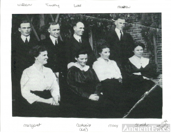 Kieran Bergan family pre-1934