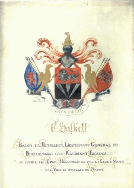 Lt. General Charles Halkett's Baronship