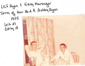 Leif and Edry Ayen, IL 1955
